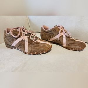 Diesel Pink and Brown Size 8.5 shoes